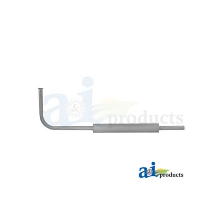 A & I Products Horizontal Muffler & Pipe Assembly 51" x4" x4" A-8N5230